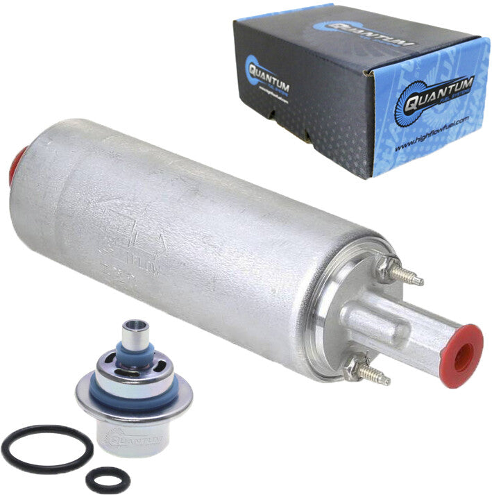QUANTUM Electric Fuel Pump Kit With Pressure Regulator HFP-406-R