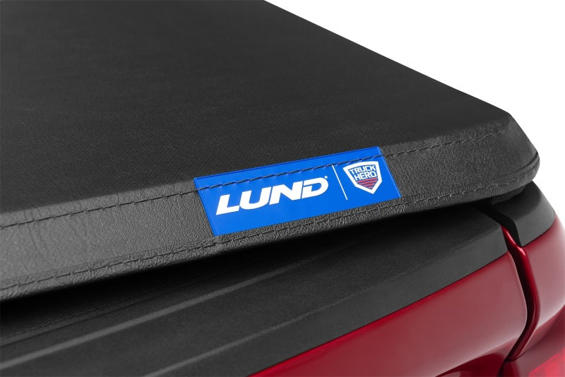 Lund 19-23 RAM 1500 (5.5ft Bed w/o RamBox Cargo Mgmt) Genesis Tri-Fold Tonneau Cover - Black 950165
