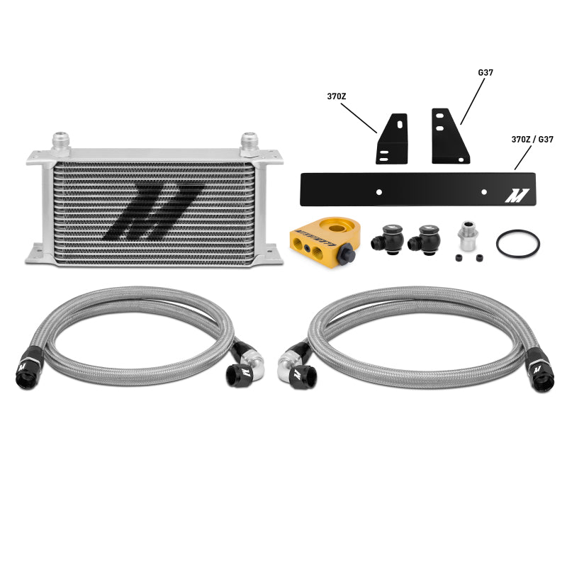 Mishimoto 09-12 Nissan 370Z / 08-12 Infiniti G37 (Coupe Only) Thermostatic Oil Cooler Kit MMOC-370Z-09T