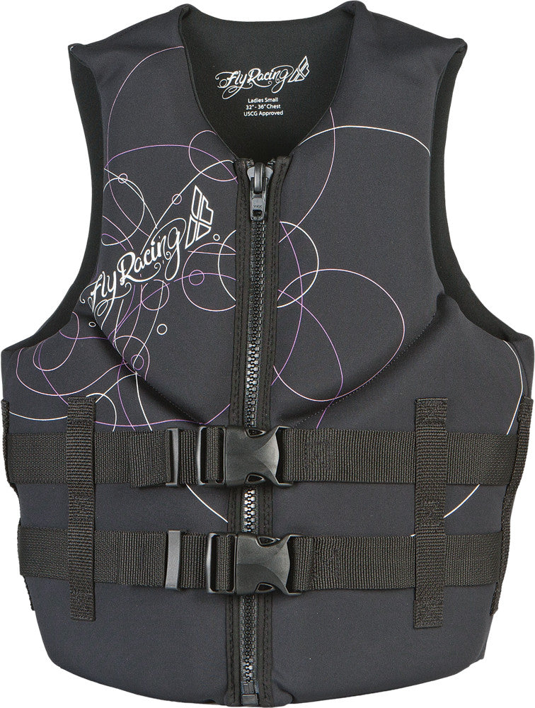 FLY RACING Ladies' Neoprene Life Vest Black Xs 98612774 XS PINK