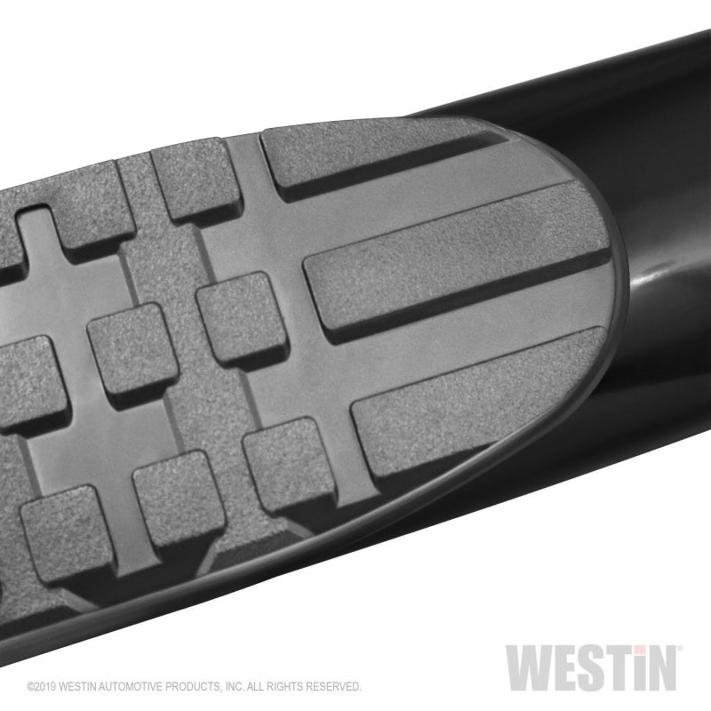Westin 19-20 Chevrolet Silverado / GMC Sierra 1500 Reg Cab PRO TRAXX 4 Oval Nerf Step Bars - Black 21-24115