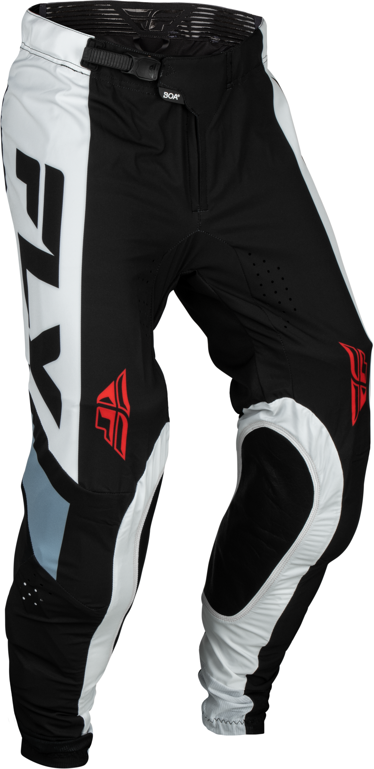 FLY RACING Lite Pants Black/White/Denim Grey Sz 36 377-73036