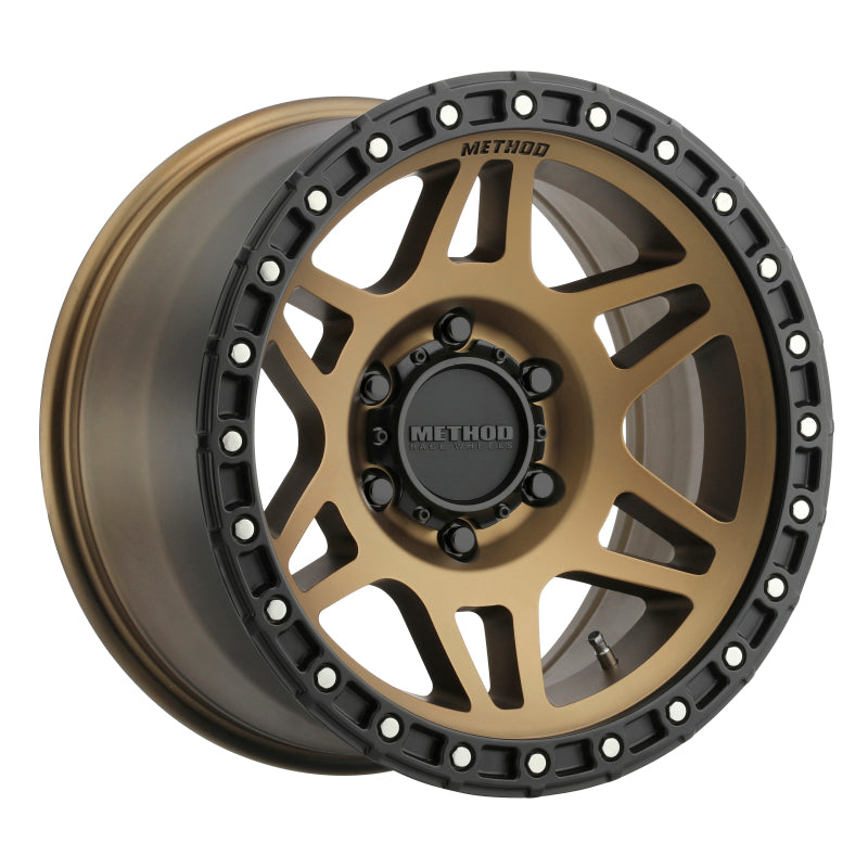 Method MR312 17x8.5 0mm Offset 6x135 87mm CB Method Bronze/Black Street Loc Wheel MR31278516900