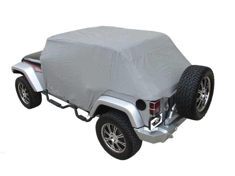 Rampage 2007-2018 Jeep Wrangler(JK) Unlimited Cab Cover With Door Flaps - Grey 1164