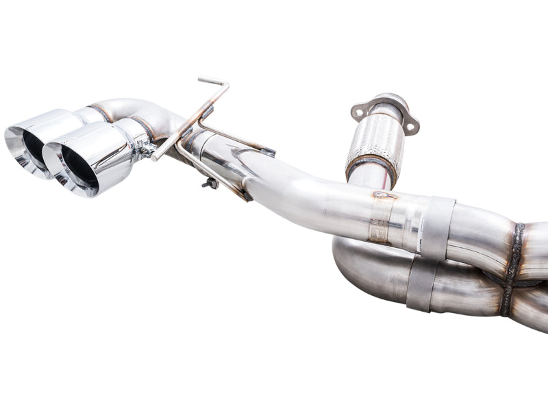AWE Tuning 2020 Chevrolet Corvette (C8) Track Edition Exhaust - Quad Chrome Silver Tips 3020-42080