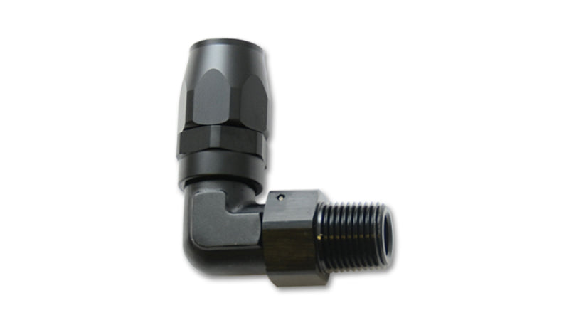 Vibrant Male NPT 90 Degree Hose End Fitting -8AN - 1/2 NPT 26905