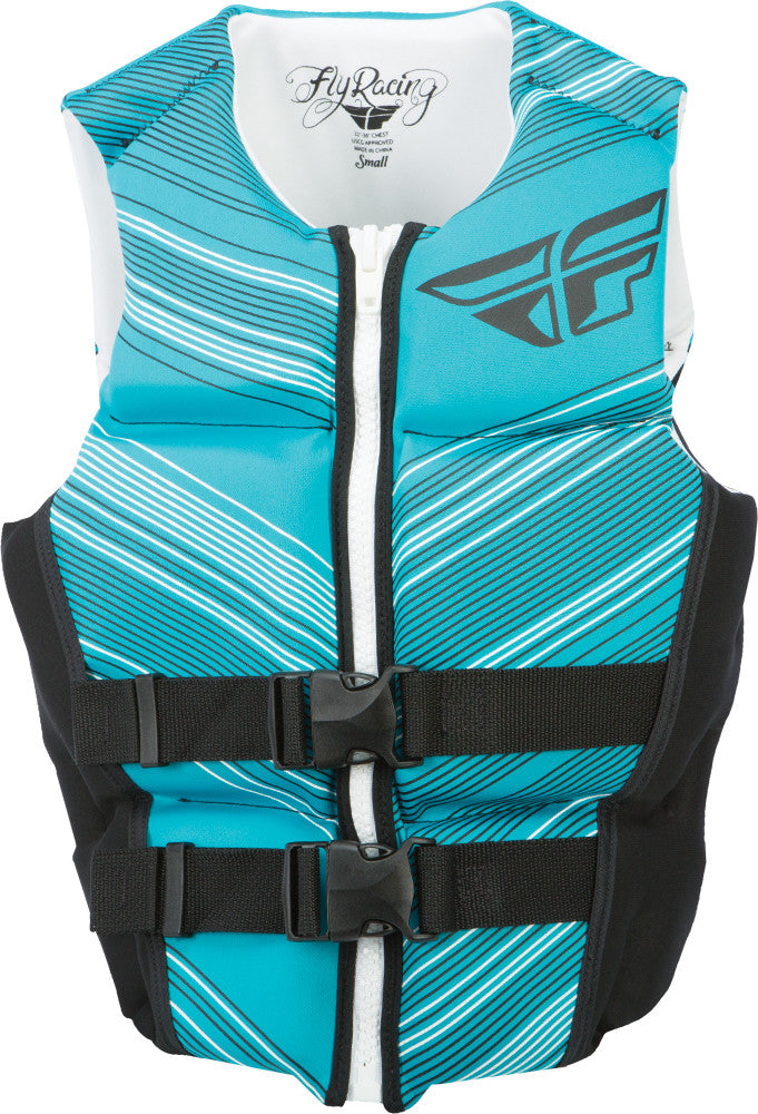 FLY RACING Ladies Neoprene Vest Aqua/Blac L 142424-505-840-16