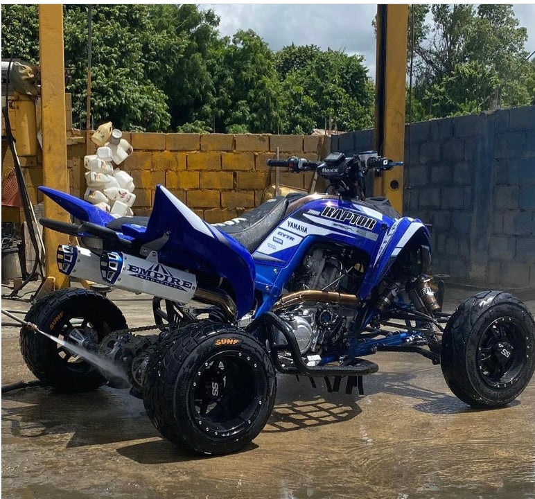 Empire industries raptor 700 2015-2025 gen 2 dual exhaust full system black