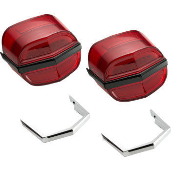 CIRO Taillights - Red Lens - Tri Glide 40931