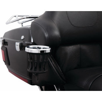 CIRO Drink Holder - Gen 2 - Chrome - Passenger - Black Mount 55422