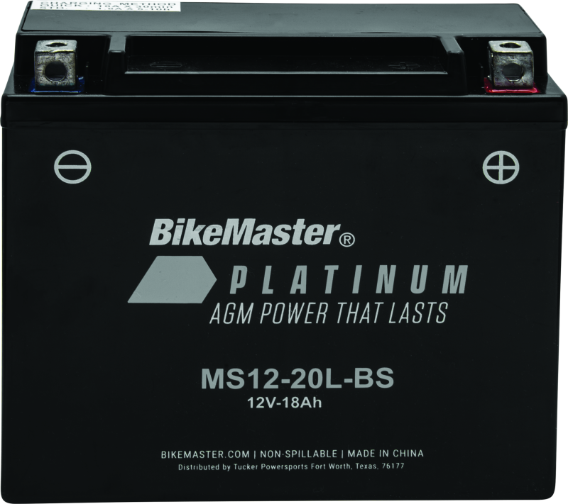 BikeMaster AGM Battery - MS12-20L-BS 780726