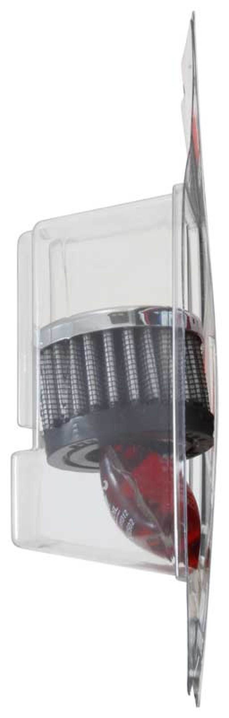K&N Rubber Base Crankcase Vent Filter - Chrome 1in Flange ID x 2in OD x 1.5in Height 62-1220