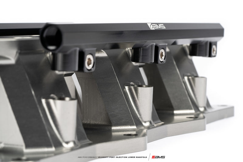 AMS Performance 2023+ Nissan Z Port Injection Lower Manifold - Gunmetal AMS.47.08.0001-2