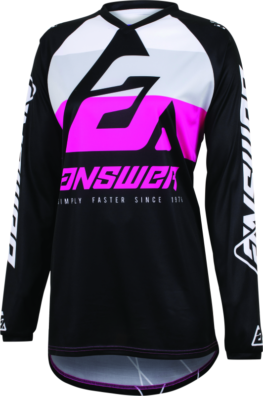 Answer 23 Syncron CC Jersey Black/White/Rhodamine Youth - XL 447551