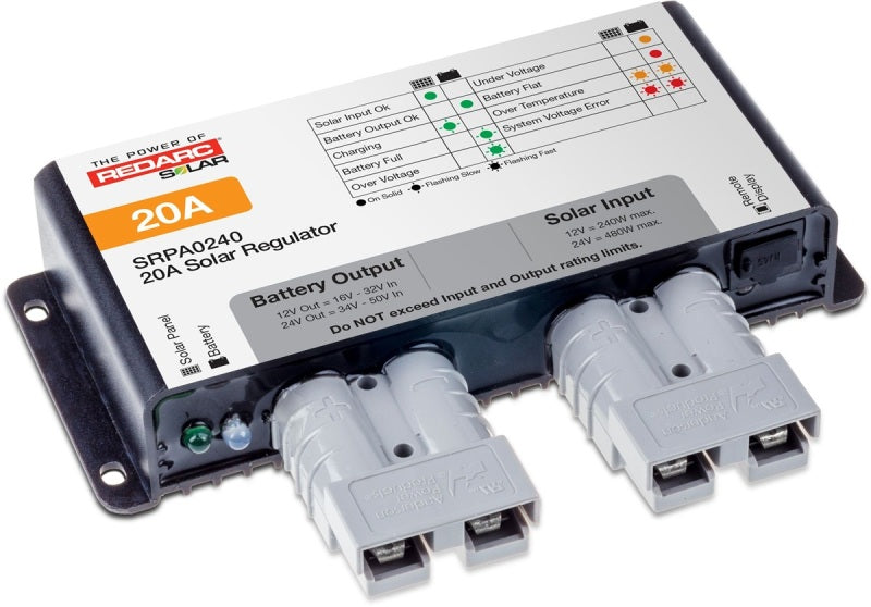 REDARC Solar Regulator w/Anderson Connect - 20A SRPA0240