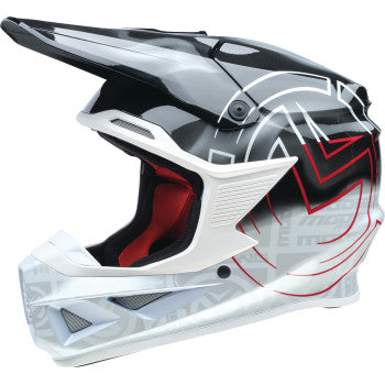 MOOSE RACING F.I. 2.0 Helmet - Deceit - MIPS® - Black/White/Red - 2XL  0110-7994