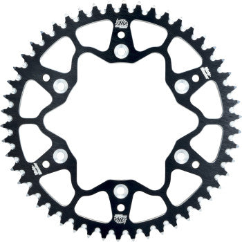 MOTO-MASTER 7075 Aluminum Rear Sprocket - 52 Tooth - Black - TM 620192252