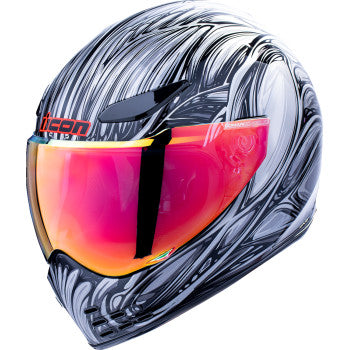 ICON Domain™ Helmet - Nouveau - Silver - Medium 0101-18525