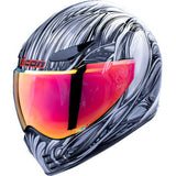 ICON Domain™ Helmet - Nouveau - Silver - Medium 0101-18525