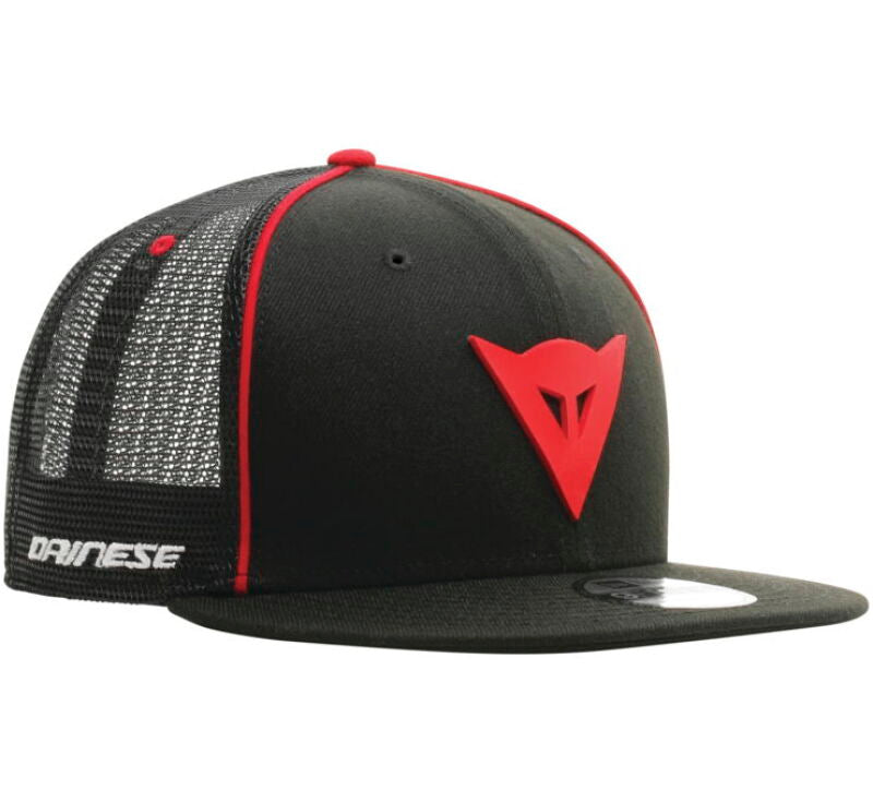 Dainese 9Fifty Trucker Snapback Cap Black/Red - One Size 201990051-606-N