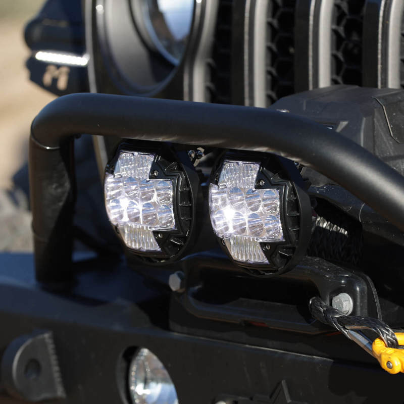 ARB Nacho 5.75in Offroad TM5 Combo White LED Light Set TM512