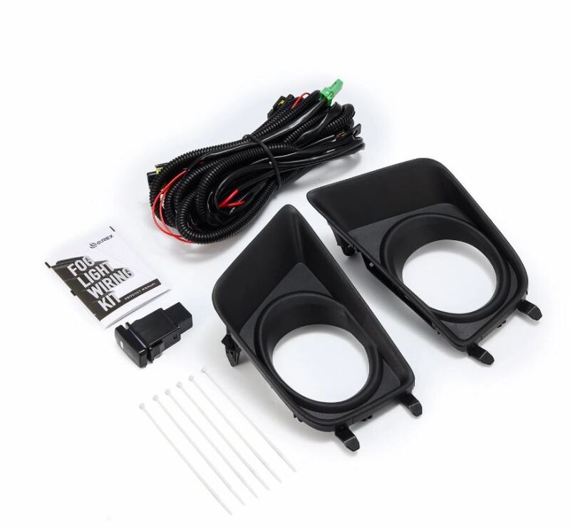 AlphaRex 12-15 Toyota Tacoma Bezel & Wiring Kit (Does Not Include Fog Lights)