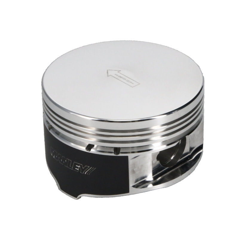 Manley Ford 4.6L/5.4L (3Valve) Flat Top Forged Aluminum 3.572in Bore 0cc Dome Piston Set 594020C-8