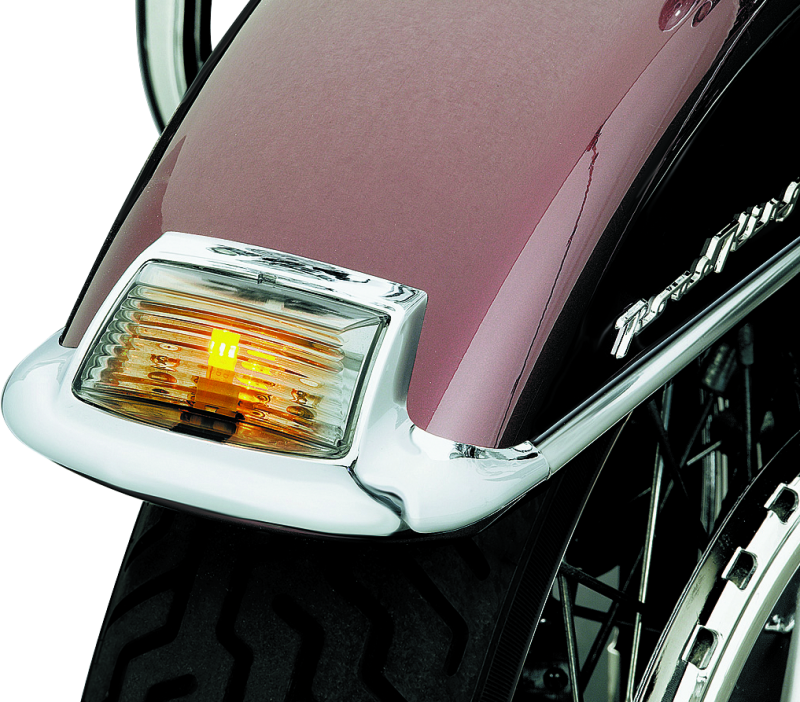 Kuryakyn Front Smoke Fender Tip Lens With LED 4824