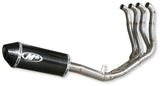 Sistema completo de escape M4, bote de fibra de carbono 2007-2008 GSXR1000 SU9874