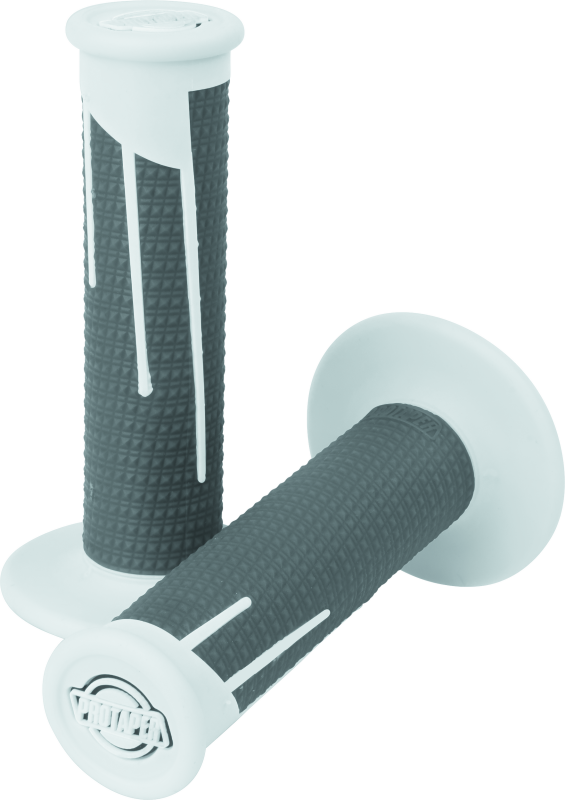 ProTaper Full Diamond Clamp-On Grips - White/Dark Gray 21690