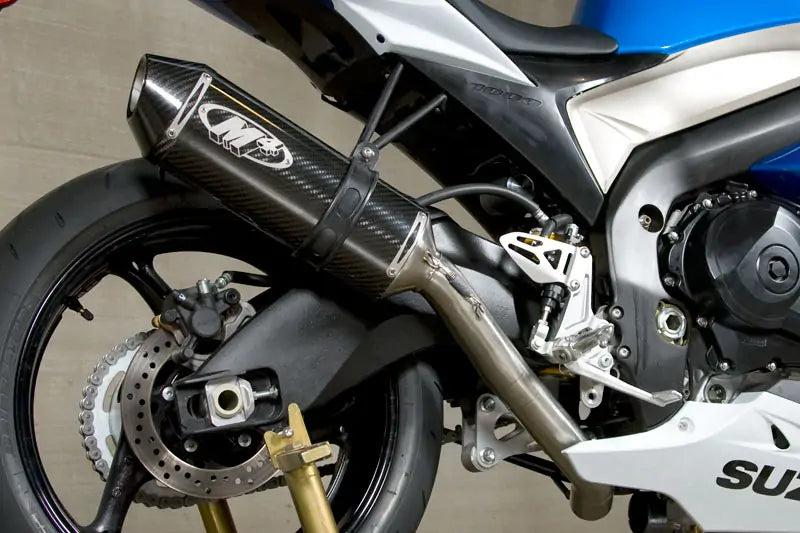 Sistema completo de escape M4, bote de fibra de carbono 2009-2011 GSXR 1000 SU9174