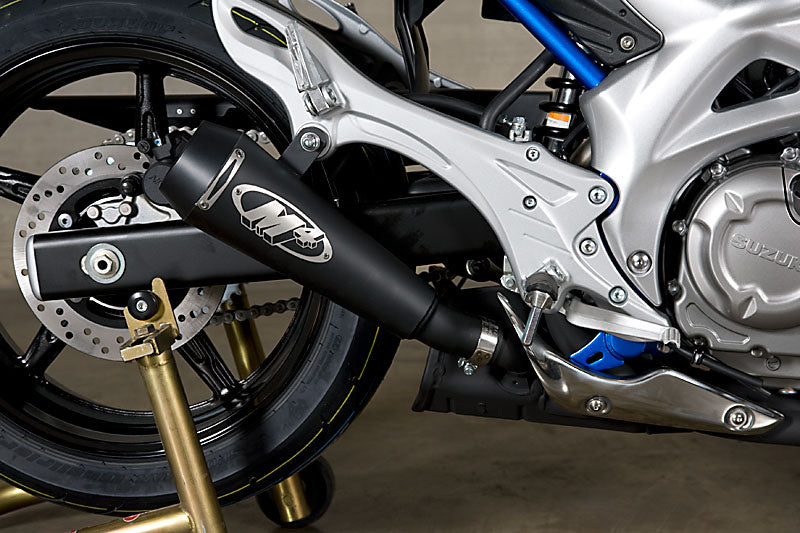 M4 Exhaust GP Slip-On-System mit schwarzem Keramikkanister 2009-15 Gladius/SFV650 SU5122-GP