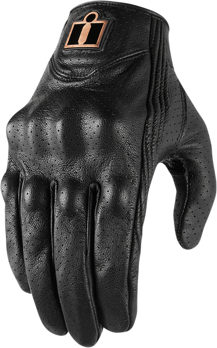 ICON Women's Pursuit Classic™ Perforated Gloves - Black - Large 3302-0802