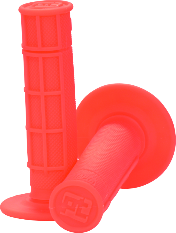 ProTaper 1/2 Waffle Grips - Neon Red 24043