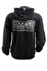 Sparco Swtshrt Hooded Heritage Blk Xx