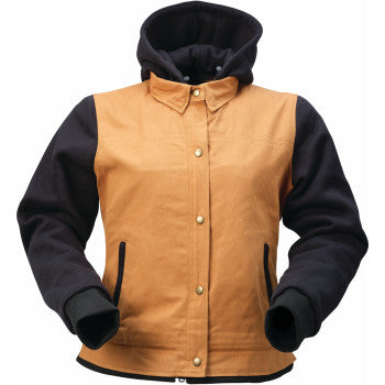 Z1R Women's Jayrod Jacket - Black/Tan - 2W 2813-1080