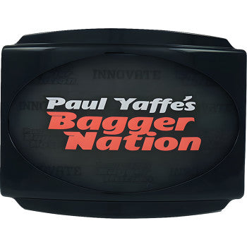PAUL YAFFE BAGGER NATION License Plate Frame - Black PYO:USLP3-B-23L