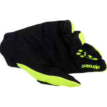 ALPINESTARS Full Bore V2 Gloves - Fluo Yellow/Black - Medium 3560426-551-M