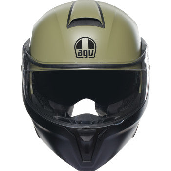 AGV Streetmodular Helmet - Mono - Matte Pastello Green/Black - Medium 2118296002010M