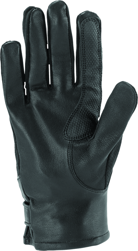 River Road Pecos Leather Mesh Gloves Black - Small 94484