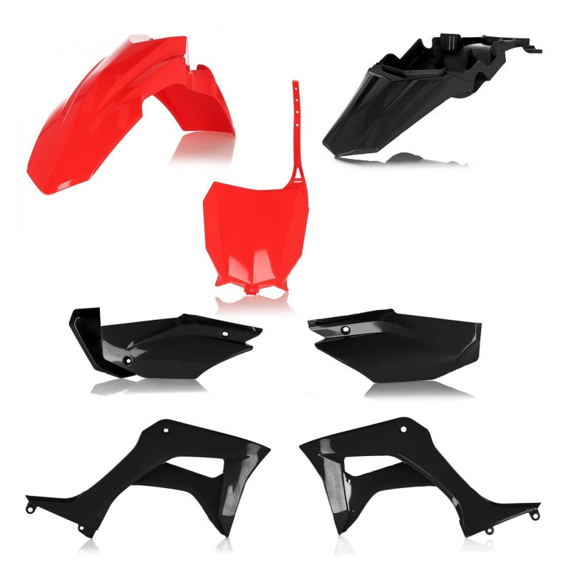 Acerbis 19-24 Honda CRF110F Full Plastic Kit - Red/Black 2861931018