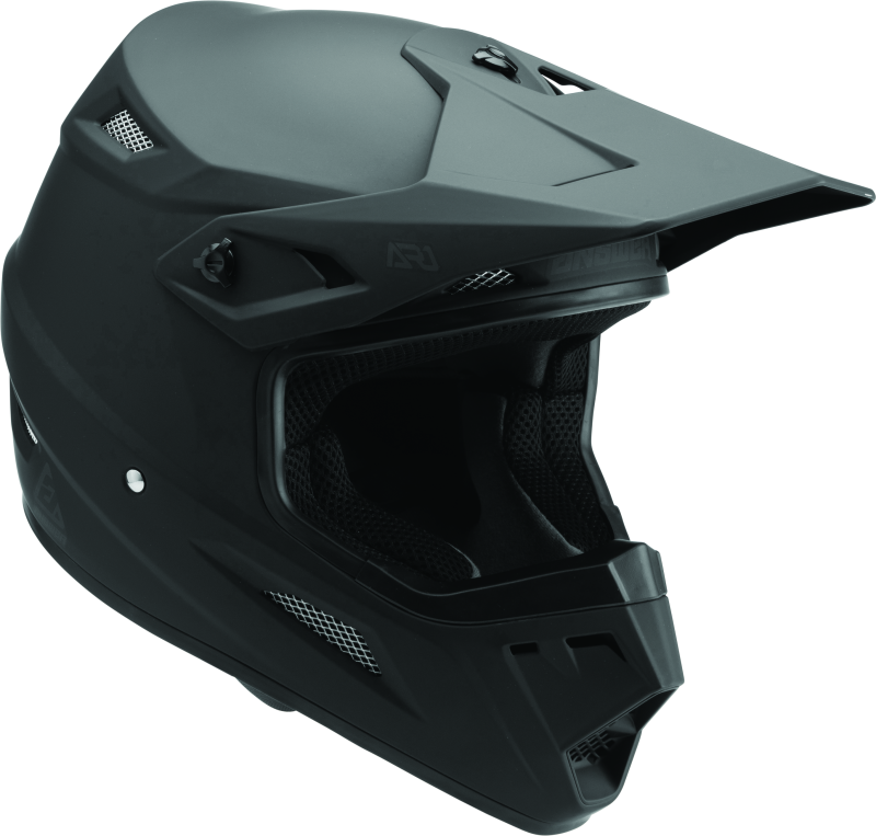 Answer AR1 Solid Helmet Matte Black Youth - Large 446363