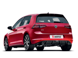 Akrapovic 13-17 Volkswagen Golf GTI (VII) Slip-On Line (Titanium) w/ Carbon Tips MTP-VW/T/1H
