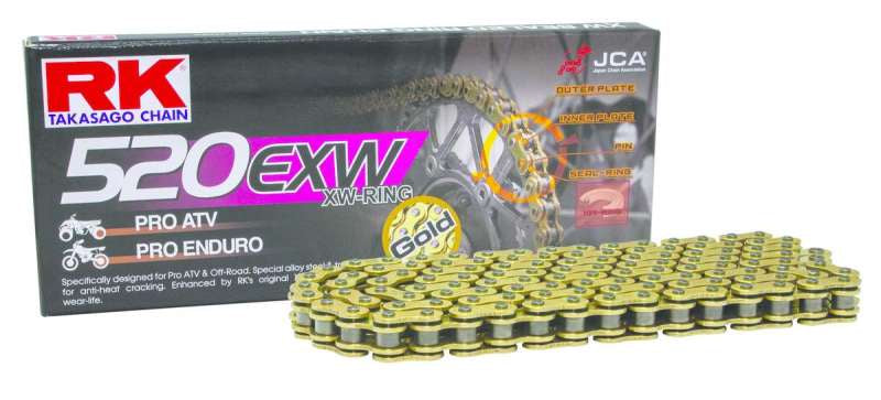 RK Chain GB520EXW-118L XW-Ring - Gold GB520EXW-118