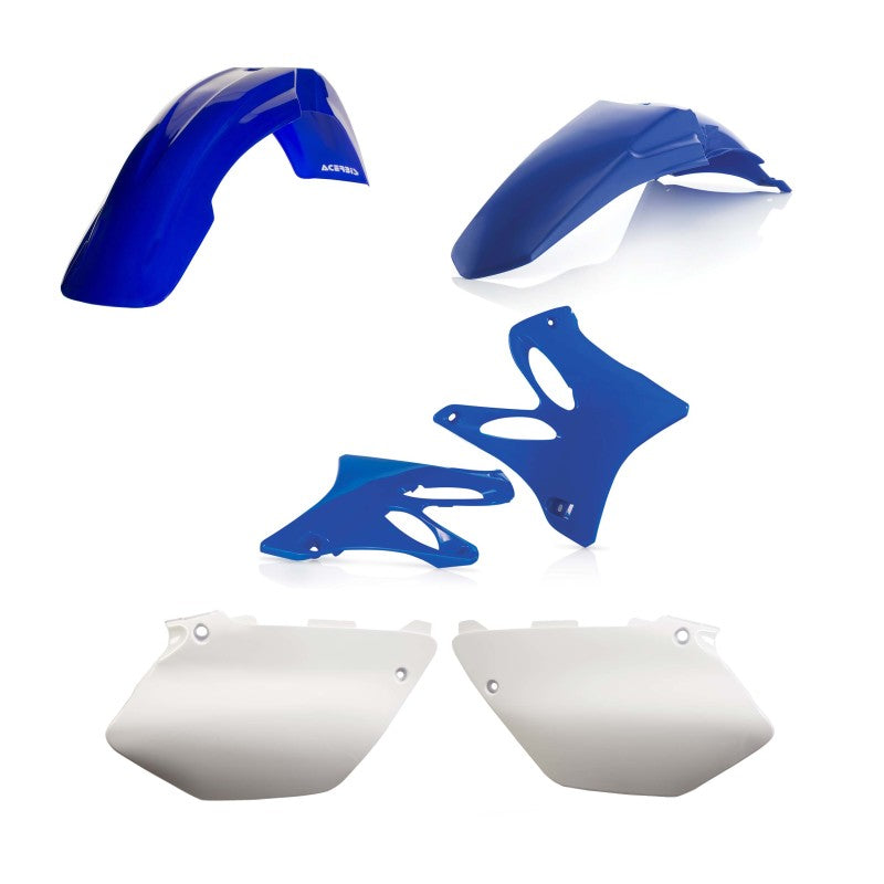 Acerbis 02-05 Yamaha YZ125/250 Plastic Kit - Blue/White Original 05 2041220206