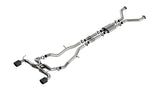 Borla 22-24 Nissan Z 2.5in ATAK Cat Back Exhaust 4.5in Tip - Carbon Fiber Black Anodized 140930CFBA