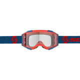 SCOTT Fury Goggle - Dark Blue/Neon Red - Clear 274514-7698113