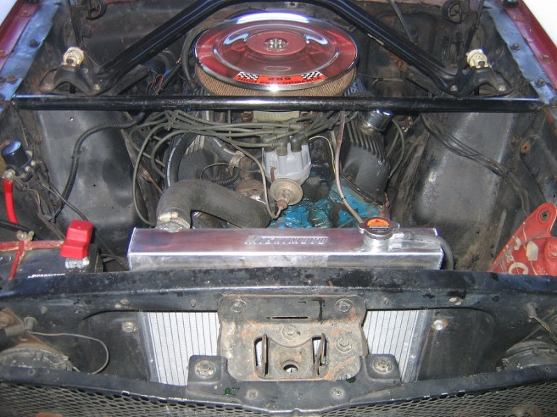 Mishimoto 64-66 Ford Mustang w/ 289 V8 Manual Aluminum Radiator MMRAD-MUS-64