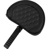 SADDLEMEN Roadsofa™ Extended Reach Seat - with Backrest - Honeycomb - Dark Gray Stitch - FLTR/FLHX '23-'24 823-07-190B2