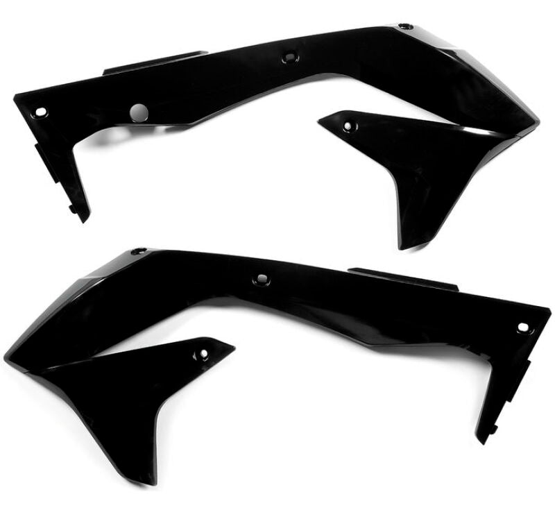 Acerbis 16-18 Kawasaki KX450F Radiator Shroud - Black